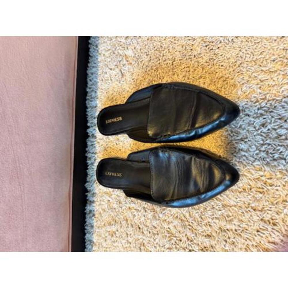Express- Pointed Toe Slide Mules - Picture 2 of 5